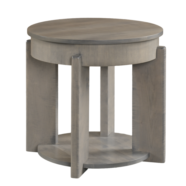 Country View Woodworking OT-ZN2424RETWM Wormy Maple Zenith End Table Country View Woodworking OT-ZN2424RETWM Wormy Maple Zenith End Table