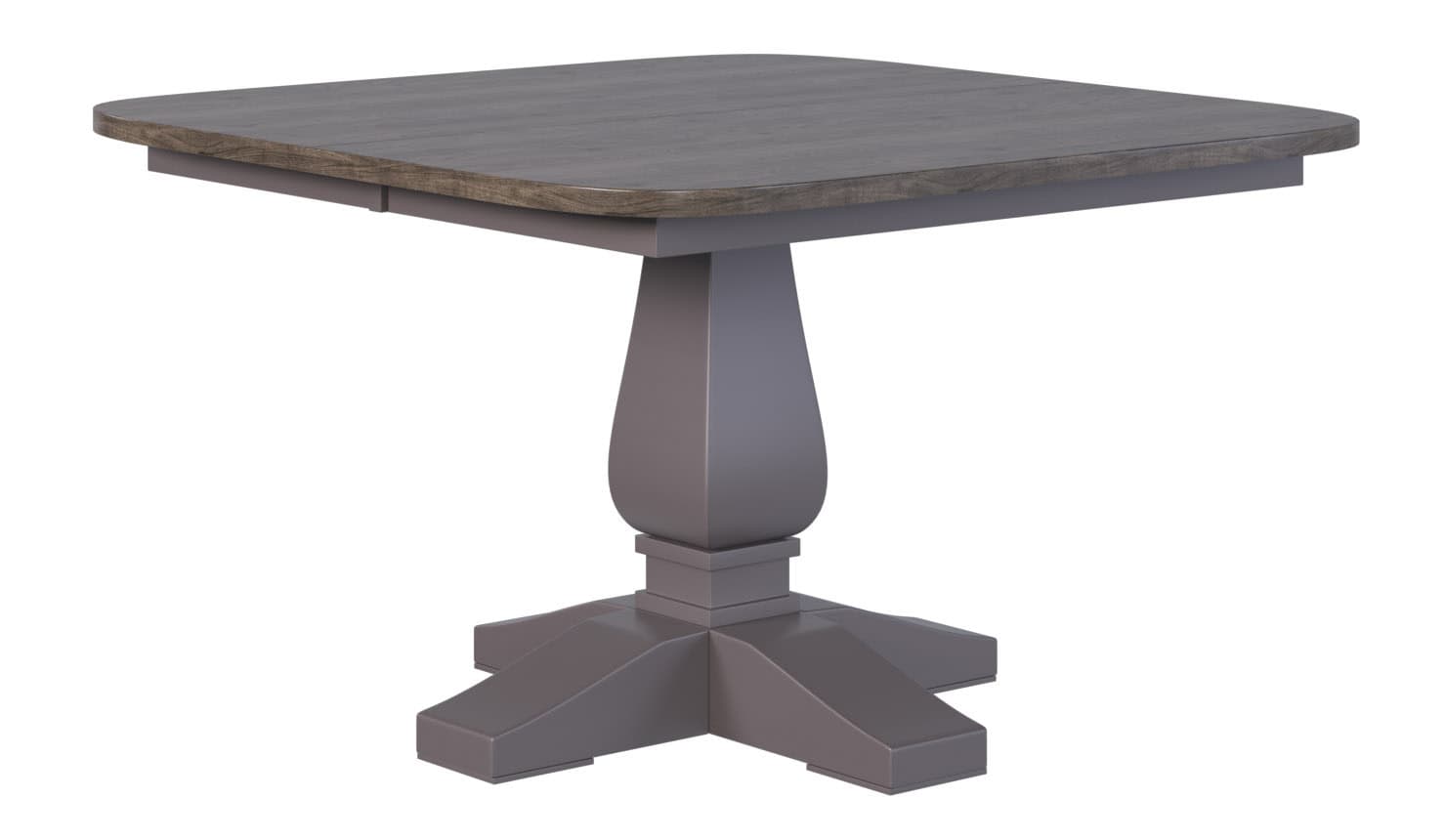 Country View Woodworking ST-SP5454SBM Sterling 54" x 54" (solid top) ( T03 - E05 - P07 ) Brown Maple Country View Woodworking ST-SP5454SBM Sterling 54" x 54" (solid top) ( T03 - E05 - P07 ) Brown Maple