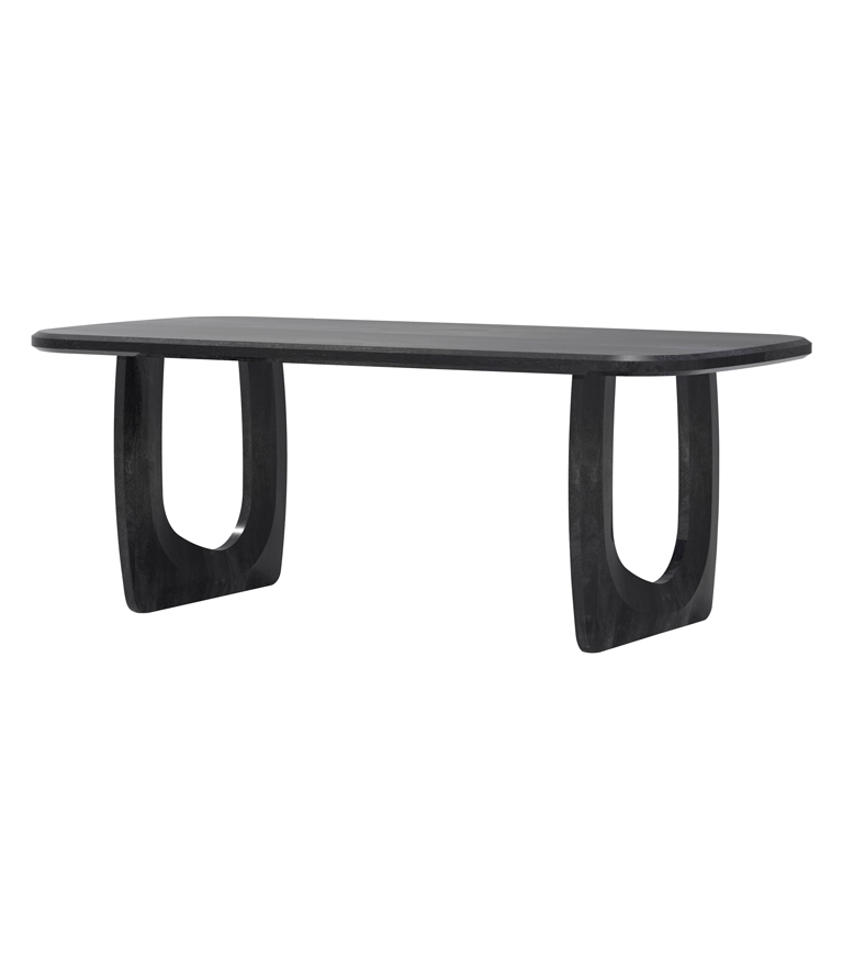 Coast by DK 11001 Aura Loft (Black Sandblast) Dining Table Coast by DK 11001 Aura Loft (Black Sandblast) Dining Table