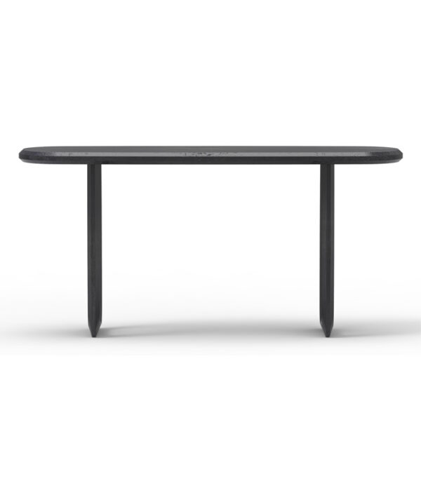 Coast by DK 11009 Aura Loft (Black Sandblast) Console Table
