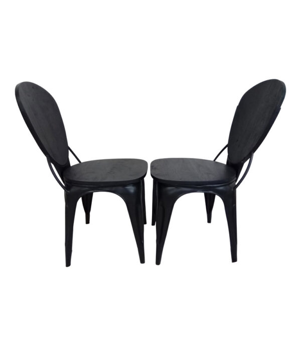 Coast by DK 11127 Aura Loft (Black Sandblast) Chair (Pack of 2)