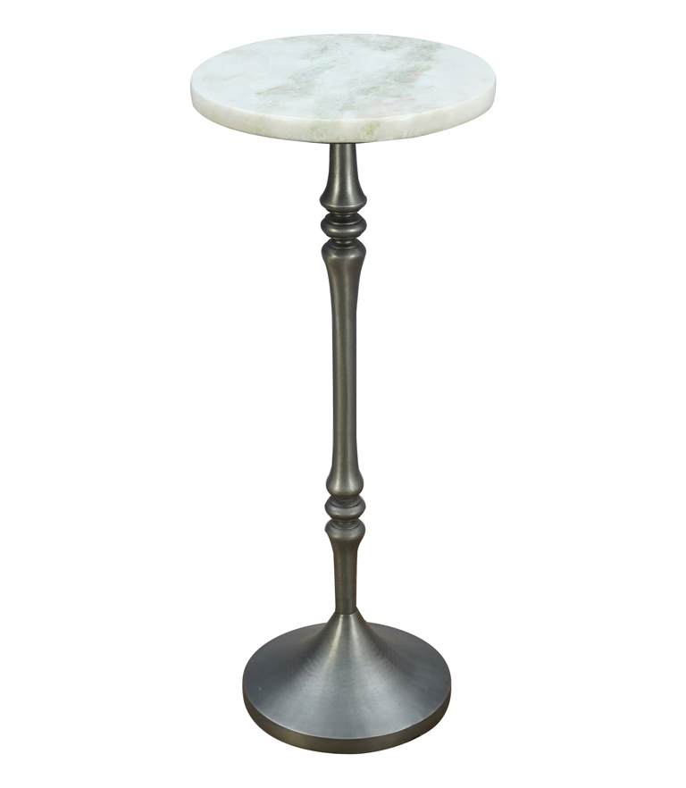 Coast by DK 11207 Bliss Brushed Pewter Drink Table Coast by DK 11207 Bliss Brushed Pewter Drink Table