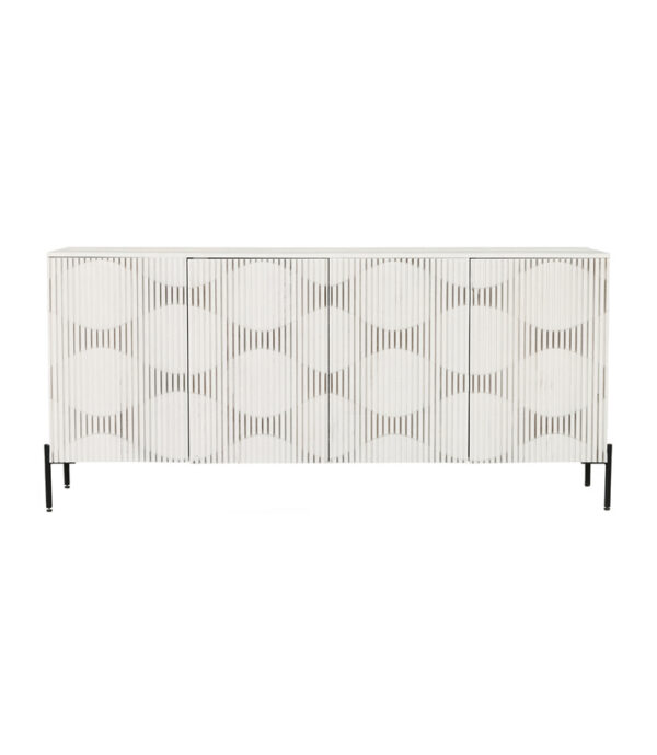 Coast by DK 12153 Ripple Moon 4-Door Sideboard