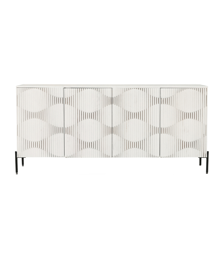Coast by DK 12153 Ripple Moon 4-Door Sideboard Coast by DK 12153 Ripple Moon 4-Door Sideboard