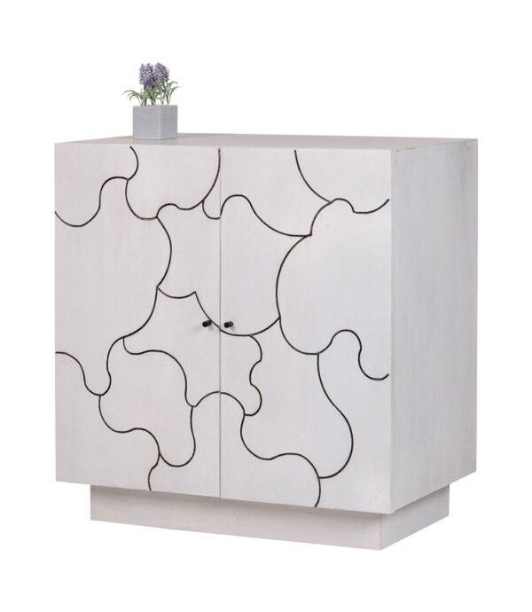 Coast by DK 12220 Modern Interlock 2-Door Cabinet