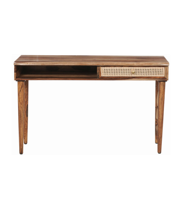 Coast by DK 12244 Halston Cane Console Table with Drawer
