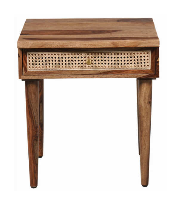Coast by DK 12245 Halston Cane End Table with Drawer
