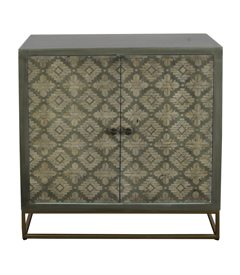 Coast by DK 12323 Verdigris 2-Door Cabinet Coast by DK 12323 Verdigris 2-Door Cabinet