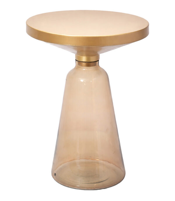 Coast by DK 12347 Filbert Taupe Smoke Accent Table