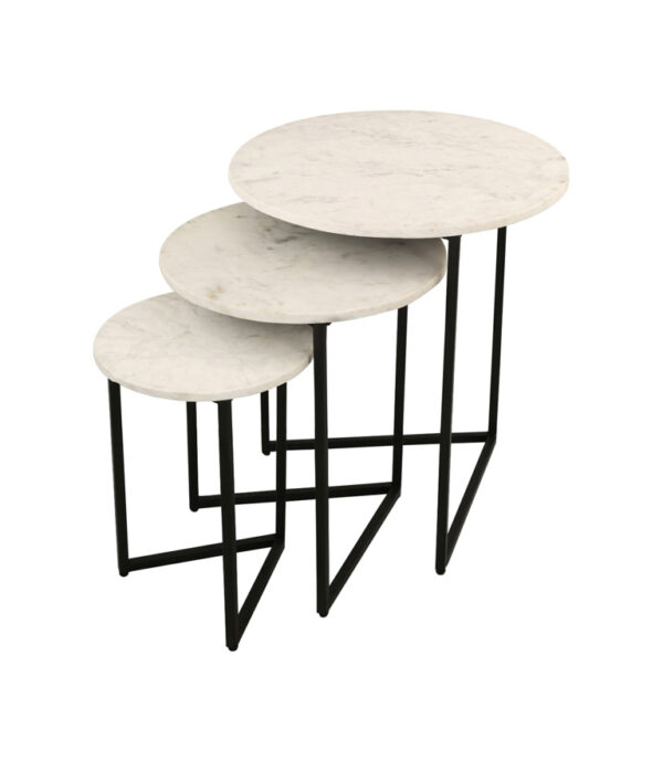 Coast by DK 12351 Valen Nesting Tables (Set of 3)