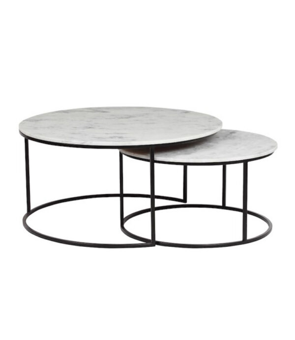 Coast by DK 12402 Torino Nesting Table (Set of 2)