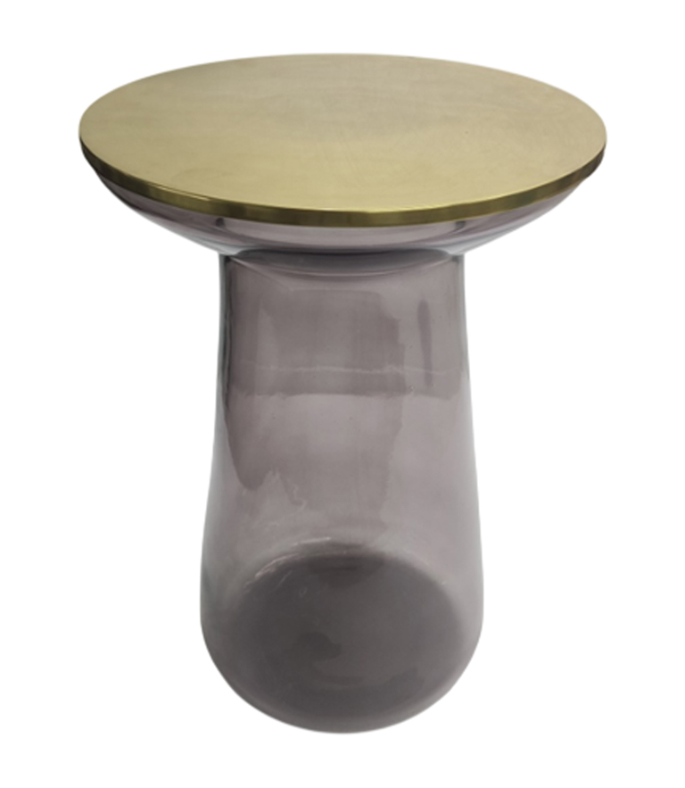 Coast by DK 12408 Alcott Purple Smoke Side Table Coast by DK 12408 Alcott Purple Smoke Side Table