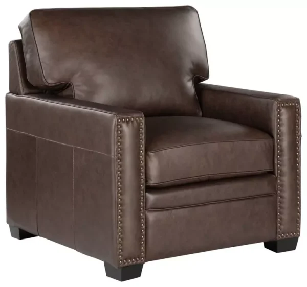 Leather Italia 4111-1995-0141936S DALTON CHAIR S BROWN CHESTNUT