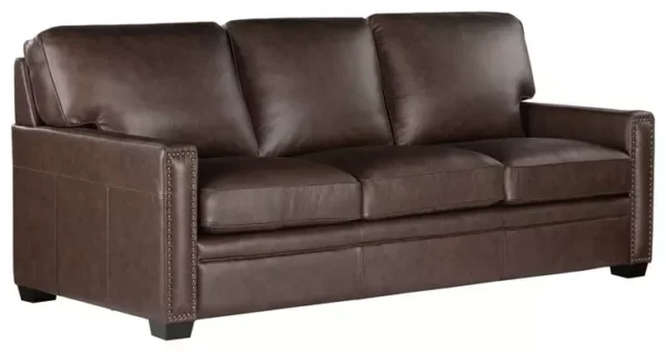 Leather Italia 4111-1995-0341936S DALTON SOFA S BROWN CHESTNUT