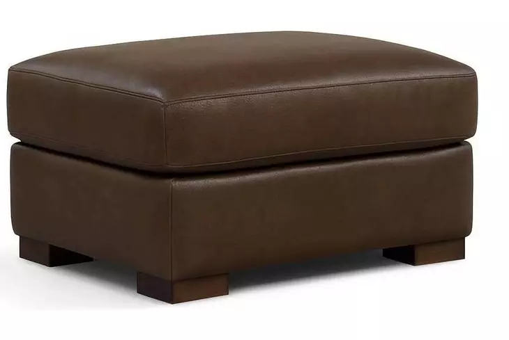 Leather Italia 1020-2014-00B5801A INGLEWOOD OTTOMAN BA VINTAGE BROWN CIGAR Leather Italia 1020-2014-00B5801A INGLEWOOD OTTOMAN BA VINTAGE BROWN CIGAR