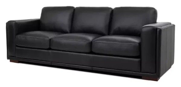 Leather Italia 9661-2395-038801S LUCA SOFA S BLACK