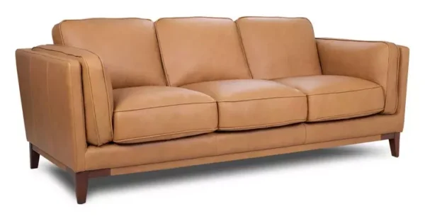 Leather Italia 9661-2405-033601S PENDRY SOFA S CARMEL SADDLE