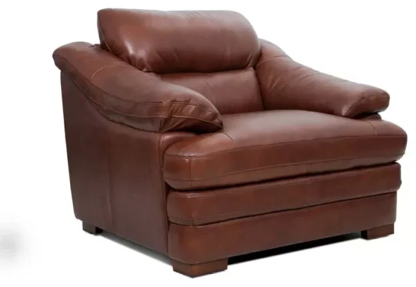 Leather Italia 9661-2825-015040 TATUM CHAIR BROWN