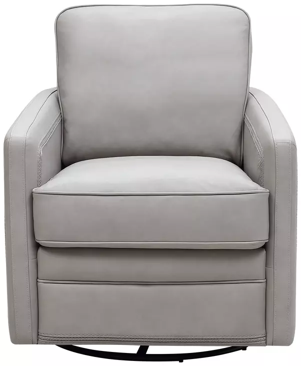 Leather Italia 9661-6773S-011760S TURNER CHAIR - SWIVEL - GLIDER S STONE Leather Italia 9661-6773S-011760S TURNER CHAIR - SWIVEL - GLIDER S STONE