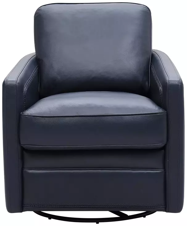 Leather Italia 9661-6773S-017469S TURNER CHAIR - SWIVEL - GLIDER S BLUE Leather Italia 9661-6773S-017469S TURNER CHAIR - SWIVEL - GLIDER S BLUE