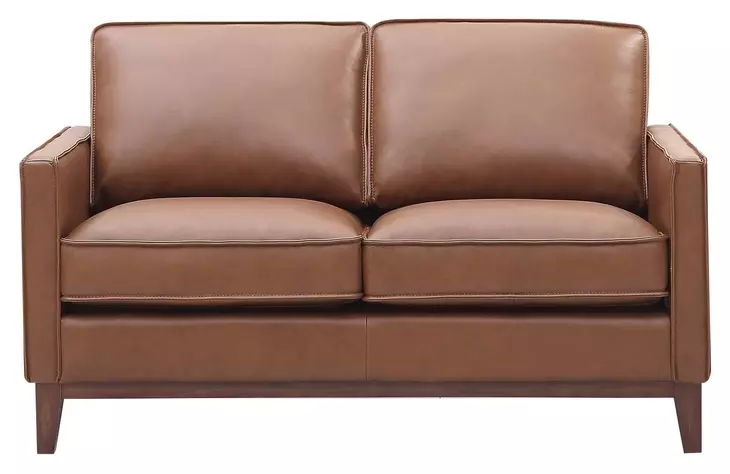 Leather Italia 9661-6803-021015S WESTON LOVESEAT S HIGHLAND SADDLE LEATH Leather Italia 9661-6803-021015S WESTON LOVESEAT S HIGHLAND SADDLE LEATH