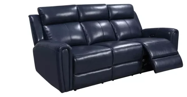 Leather Italia 4111-E3215-037378LV  E JONATHAN P SOFA LV BLUE