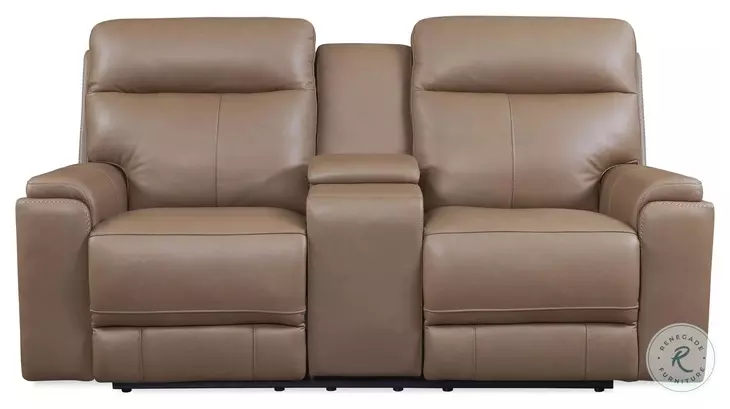Leather Italia 4111-EH310C-023001LV EH BRYANT LOVESEAT - CONSOLE - P LV TUSCAN TAN Leather Italia 4111-EH310C-023001LV EH BRYANT LOVESEAT - CONSOLE - P LV TUSCAN TAN