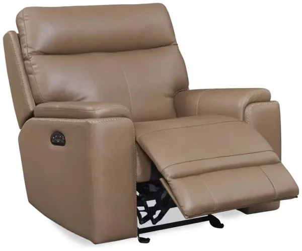 Leather Italia 4111-EH310G-013001LV  EH BRYANT CHAIR - GLIDER P LV TUSCAN TAN