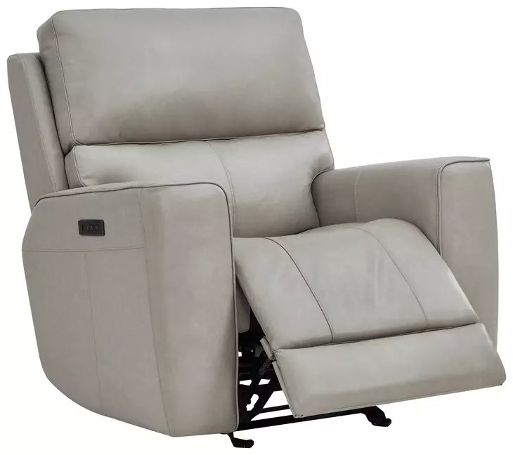 Leather Italia 4111-EH1564G-011605LV EH LAREDO CHAIR - GLIDER P LV CEMENT LE Leather Italia 4111-EH1564G-011605LV EH LAREDO CHAIR - GLIDER P LV CEMENT LE