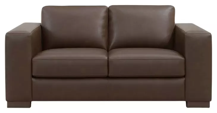 Leather Italia 1020-2014-02B5801A INGLEWOOD LOVESEAT BA VINTAGE BROWN CIGAR Leather Italia 1020-2014-02B5801A INGLEWOOD LOVESEAT BA VINTAGE BROWN CIGAR