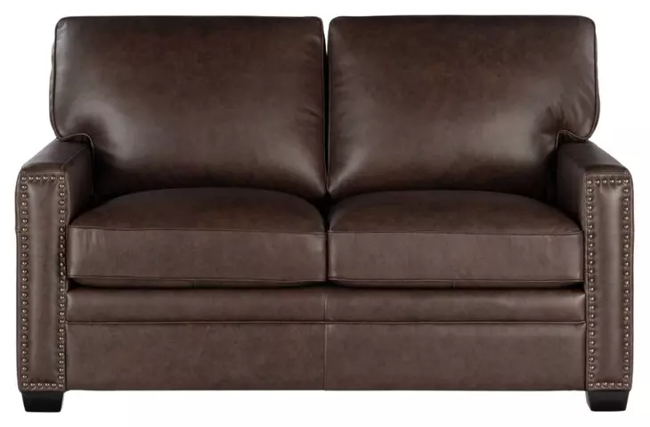 Leather Italia 4111-1995-0241936S DALTON LOVESEAT S BROWN CHESTNUT Leather Italia 4111-1995-0241936S DALTON LOVESEAT S BROWN CHESTNUT