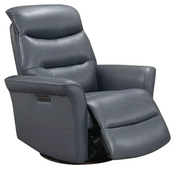 Leather Italia 4111-EH1645SG-015501LV  EH HOLLISTER CHAIR - P - SWIVEL GLIDER LV BLUE