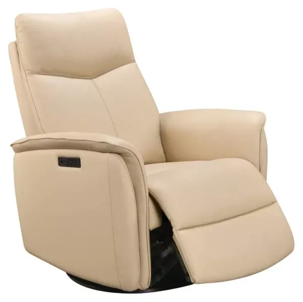 Leather Italia 4111-EH1655SG-010304LV  EH INMAN CHAIR - P - SWIVEL GLIDER LV TAUPE