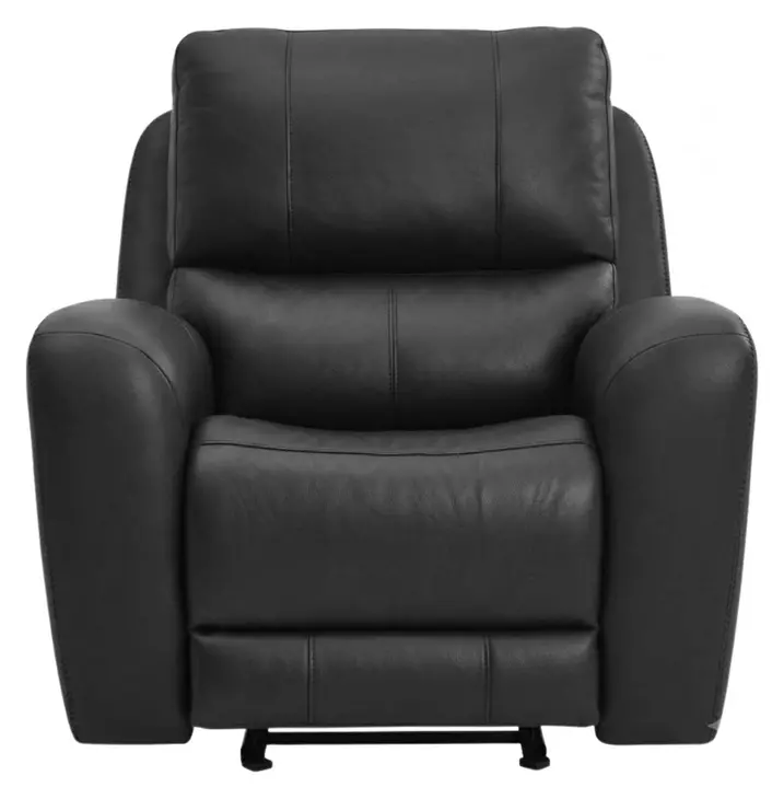 Leather Italia 4111-EH395G-018034LV EH BEL VISTA CHAIR - GLIDER P LV BLACK Leather Italia 4111-EH395G-018034LV EH BEL VISTA CHAIR - GLIDER P LV BLACK