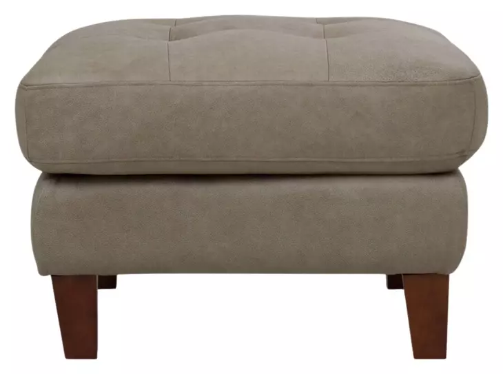 Leather Italia 9661-2005-005560S ELLIS OTTOMAN S GREEN PEA Leather Italia 9661-2005-005560S ELLIS OTTOMAN S GREEN PEA