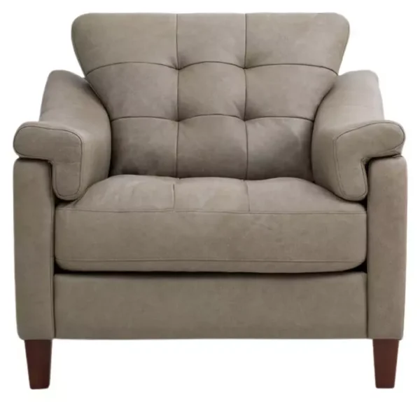 Leather Italia 9661-2005-015560S ELLIS CHAIR S GREEN PEA