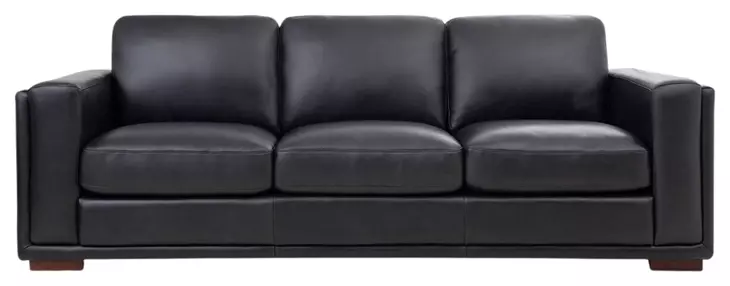Leather Italia 9661-2395-038801S LUCA SOFA S BLACK Leather Italia 9661-2395-038801S LUCA SOFA S BLACK