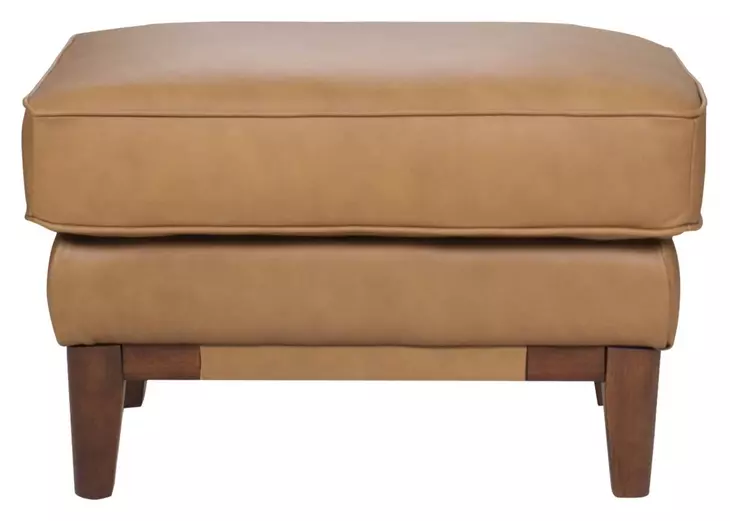 Leather Italia 9661-2405-003601S PENDRY OTTOMAN S CARMEL SADDLE Leather Italia 9661-2405-003601S PENDRY OTTOMAN S CARMEL SADDLE