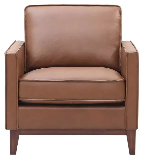 Leather Italia 9661-6803-011015S  WESTON CHAIR S HIGHLAND SADDLE LEATHER