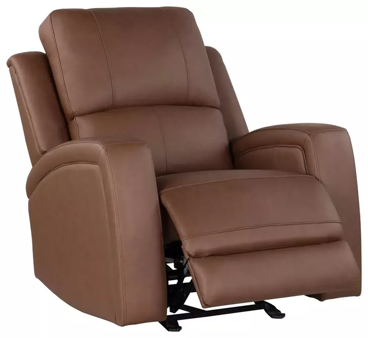 Leather Italia 4111-P31965G-01X1801LV ARIA CHAIR - P + GLIDER W/ LUMBAR XLV BROWN HAVANA Leather Italia 4111-P31965G-01X1801LV ARIA CHAIR - P + GLIDER W/ LUMBAR XLV BROWN HAVANA